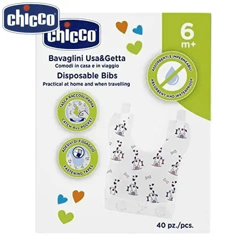 Chicco CHICCO DISPOSABLE BIBS 40PCS