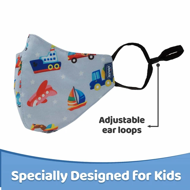 CHICCO FACE MASK 3-6Y CARS 1 PC