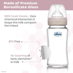 Chicco CHICCO WB GLASS BOTTLE 240 ML NEUTRAL