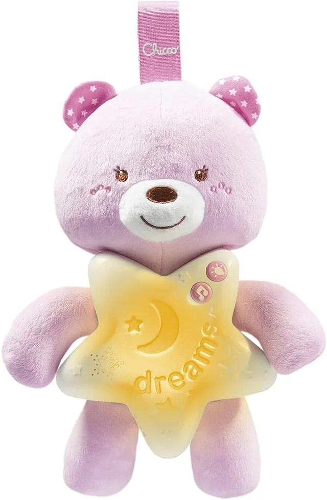 CHICCO TOY FIRST DREAMS GOODNIGHT BEAR PINK