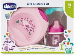 CHICCO WEANING SET 6M+ GIRL