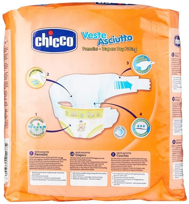 CHICCO DRY DIAPERS CHICCO NAPPIES MINI 25
