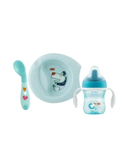 CHICCO WEANING SET 6M+ BOY