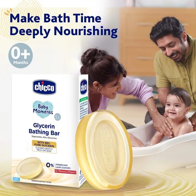 CHICCO BM GLYCERIN BATHING BAR 75G