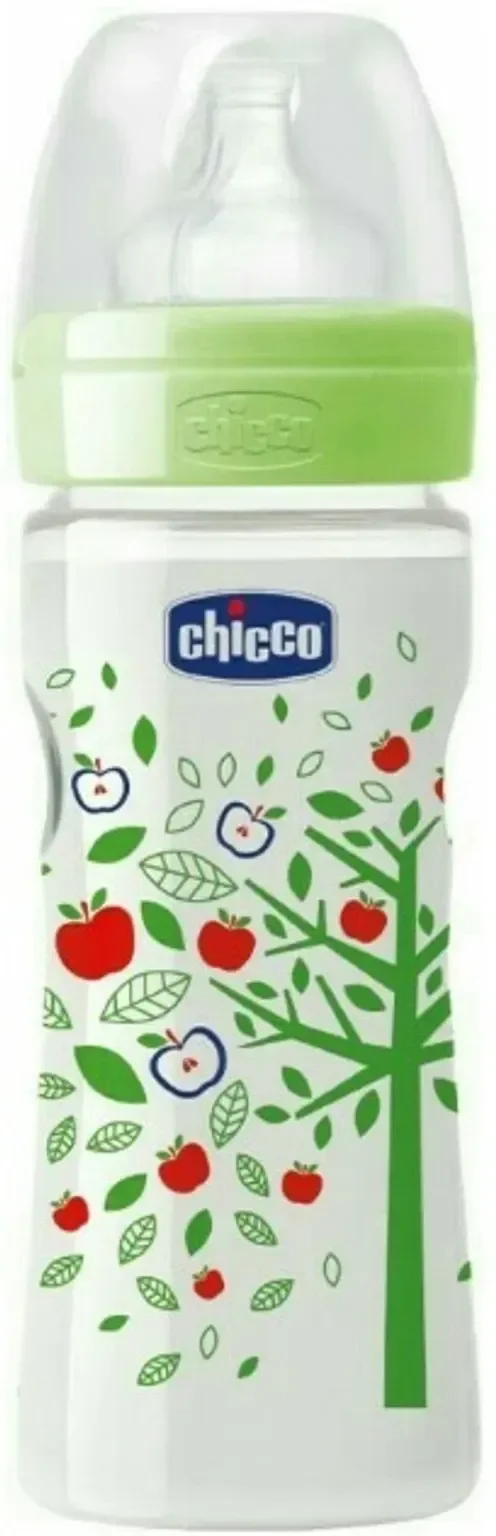 CHICCO WB FEEDING BOTTLE 250ML (4M+ FF) BLUE