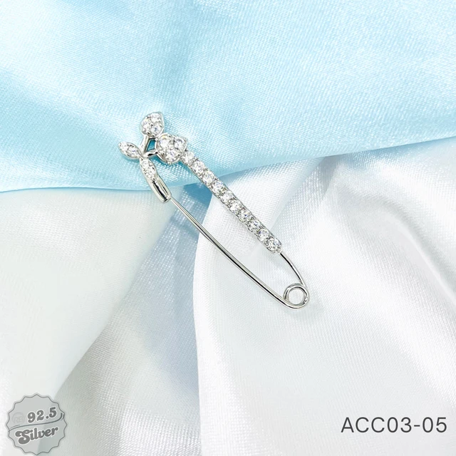 Sparkle CZ Saree Pins - ACC03-05