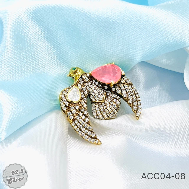Moissanite Premium Brooch - ACC04-08