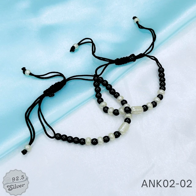 Mystic Black Thread Anklets - ANK02-02