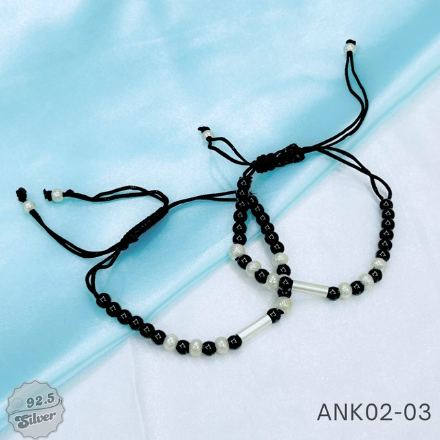 Mystic Black Thread Anklets - ANK02-03