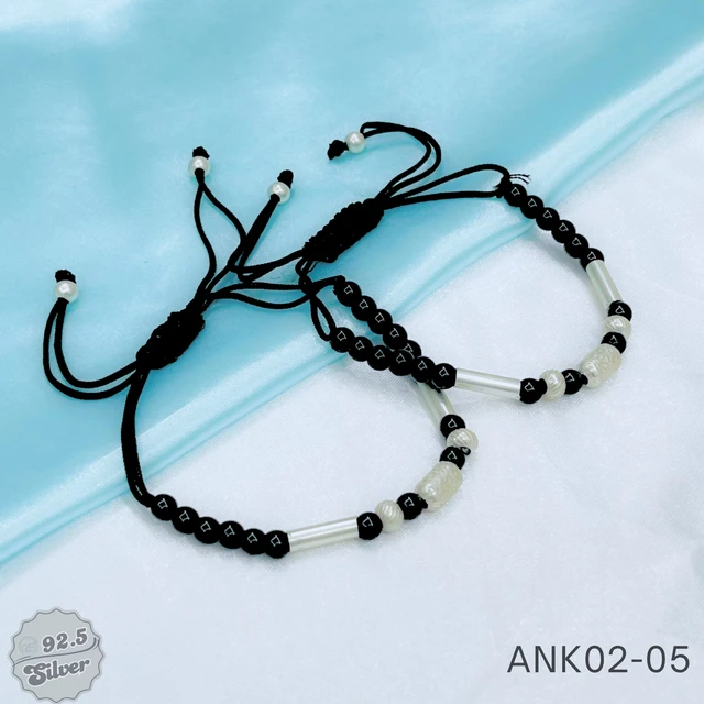 Mystic Black Thread Anklets - ANK02-05