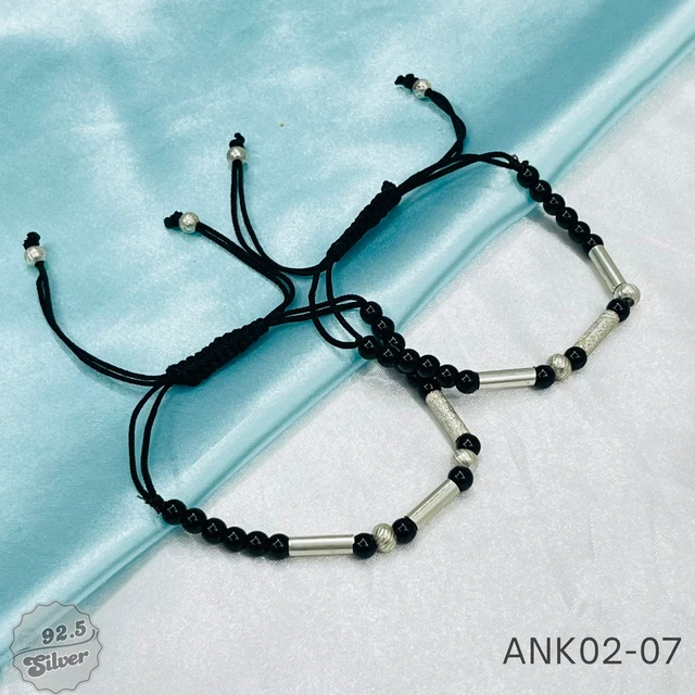 Mystic Black Thread Anklets - ANK02-07