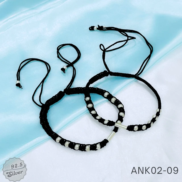 Mystic Black Thread Anklets - ANK02-09