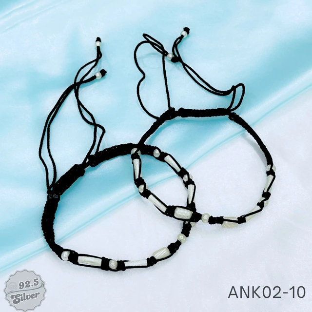 Mystic Black Thread Anklets - ANK02-10