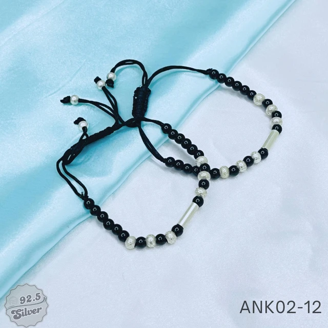 Mystic Black Thread Anklets - ANK02-12