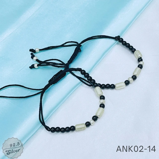Mystic Black Thread Anklets - ANK02-14