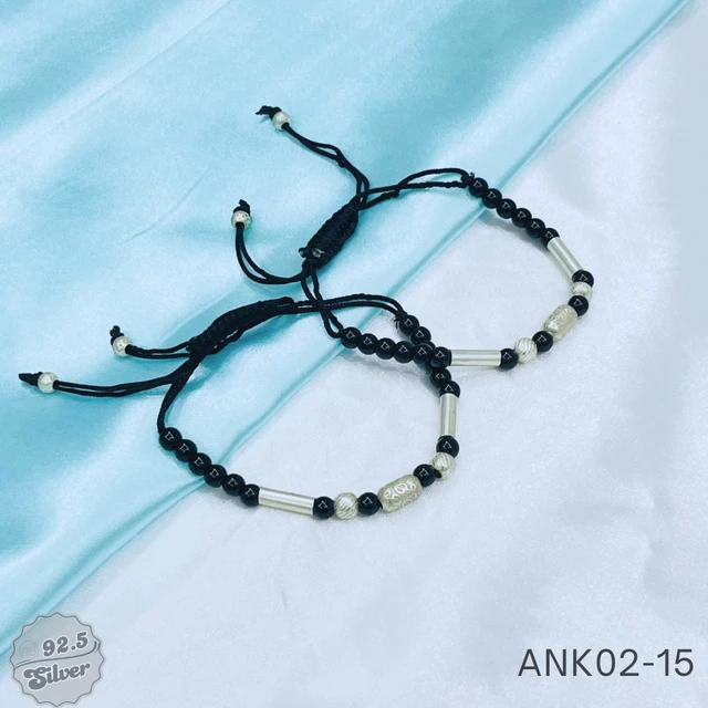 Mystic Black Thread Anklets - ANK02-15