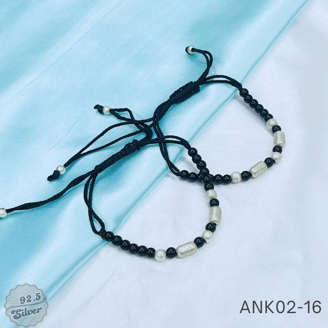 Mystic Black Thread Anklets - ANK02-16