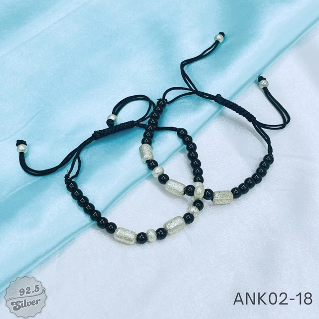Mystic Black Thread Anklets - ANK02-18