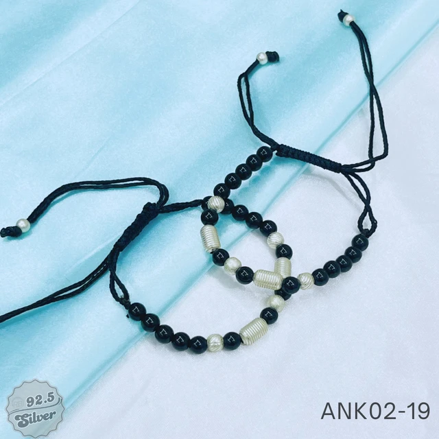 Mystic Black Thread Anklets - ANK02-19