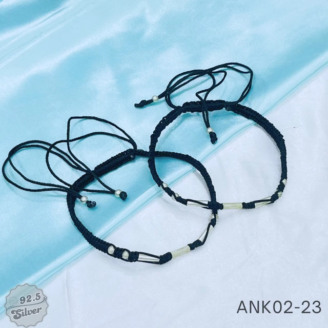 Mystic Black Thread Anklets - ANK02-23