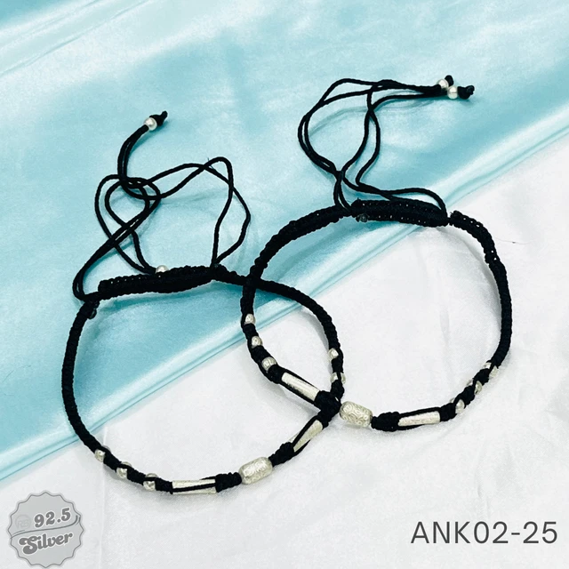 Mystic Black Thread Anklets - ANK02-25
