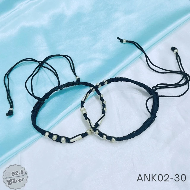 Mystic Black Thread Anklets - ANK02-30