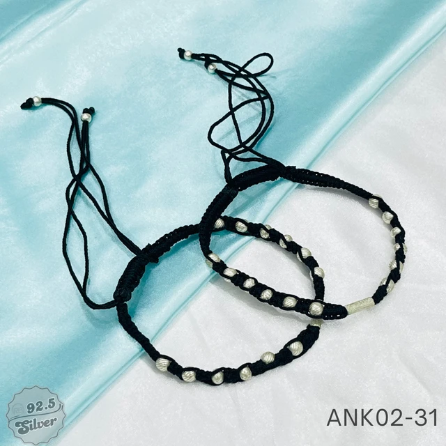 Mystic Black Thread Anklets - ANK02-31