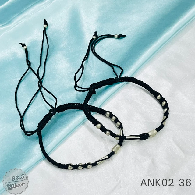 Mystic Black Thread Anklets - ANK02-36