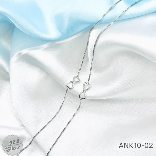 Infinity Glam CZ Anklets - ANK10-02