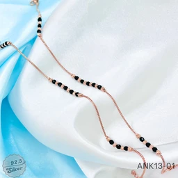 Roselle CNC Crystal Anklet - ANK13-01
