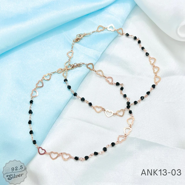 Roselle CNC Crystal Anklet - ANK13-03