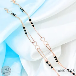 Roselle CNC Crystal Anklet - ANK13-05