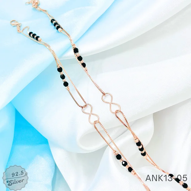 Roselle CNC Crystal Anklet - ANK13-05