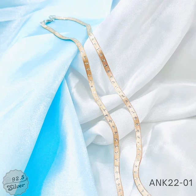 Italy Flat Anklets - Premium - ANK22-01