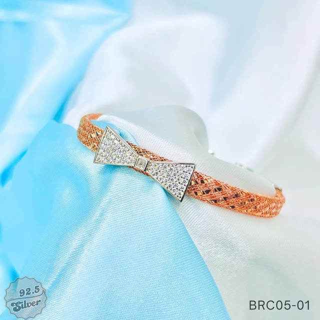 Luxe Italian Rose Gold Mesh Bracelet - BRC05-01