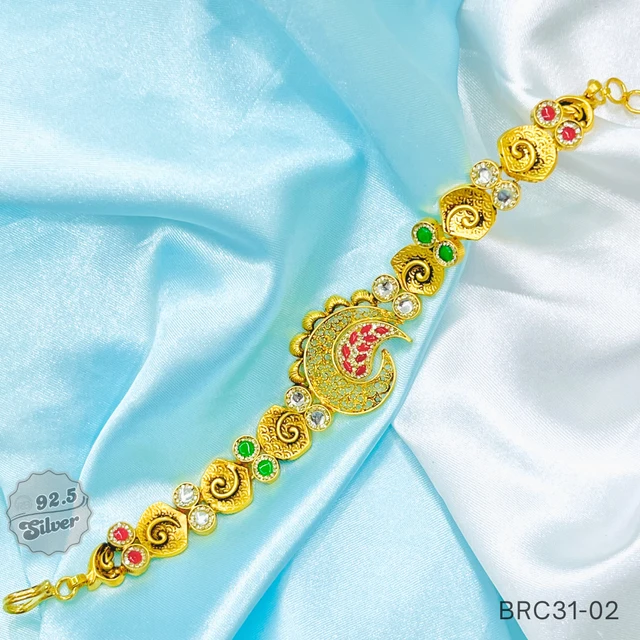 Designer Gold-Plated Bracelets - BRC31-02