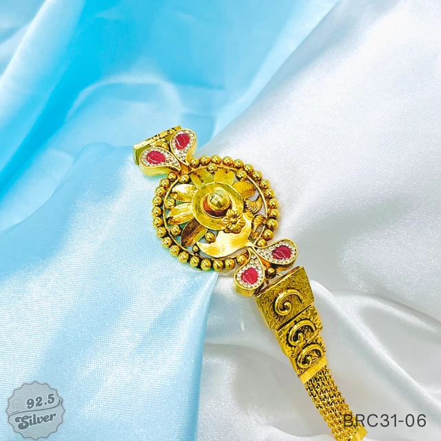 Designer Gold-Plated Bracelets - BRC31-06
