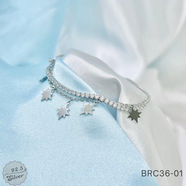 Tennis Charms Adjustable Bracelet - BRC36-01
