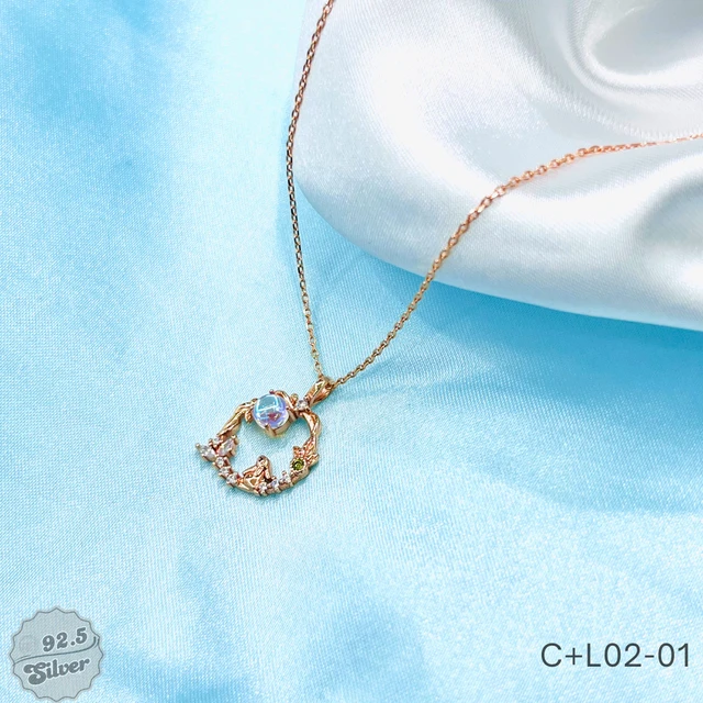 Bling Fusion Chain & Locket Set - C+L02-01