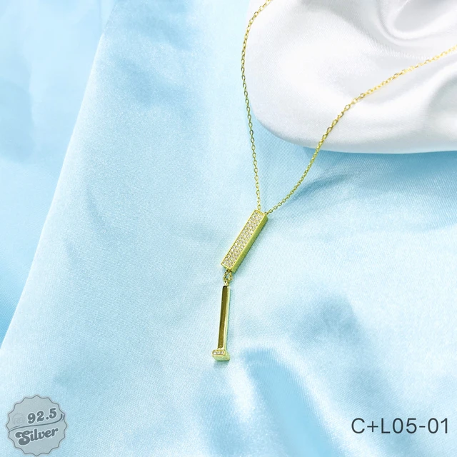 Gold-Plated Letter Chains - C+L05-01