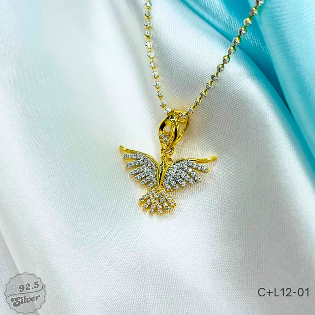 Eagle Locket with CNC Chain - C+L12-01