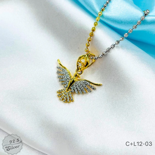 Eagle Locket with CNC Chain - C+L12-03
