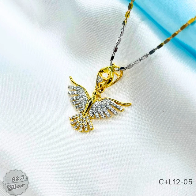 Eagle Locket with CNC Chain - C+L12-05