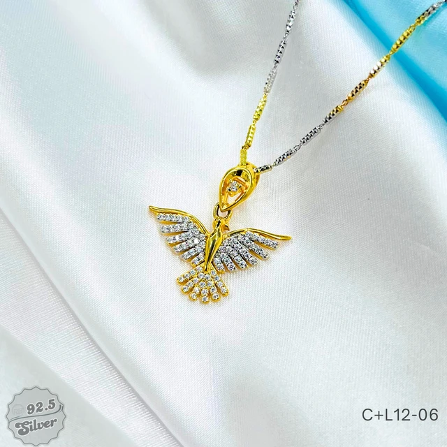 Eagle Locket with CNC Chain - C+L12-06