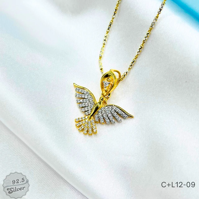 Eagle Locket with CNC Chain - C+L12-09
