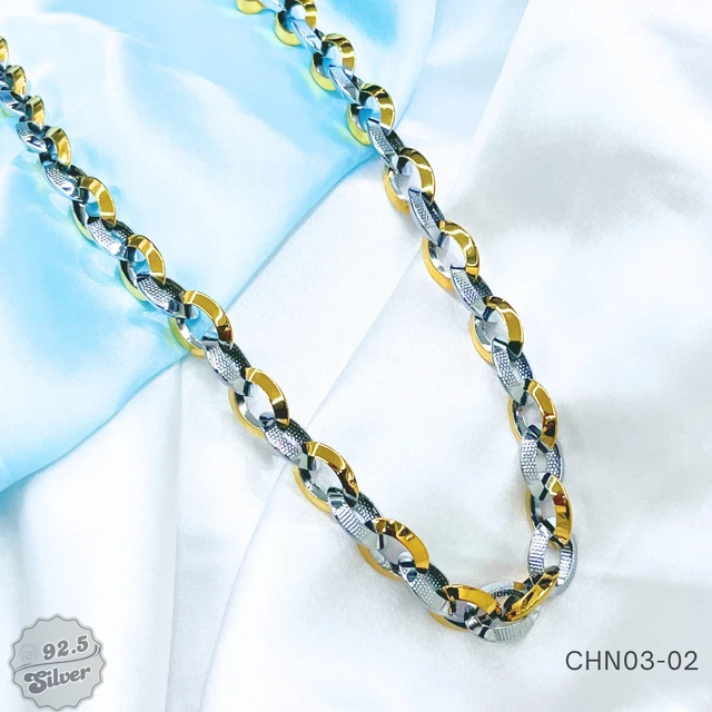 Men's - Dual Tone Imported Chains - CHN03-02