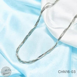 Rhodium Italia Bunch Chains - CHN16-03