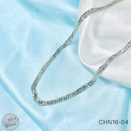 Rhodium Italia Bunch Chains - CHN16-04