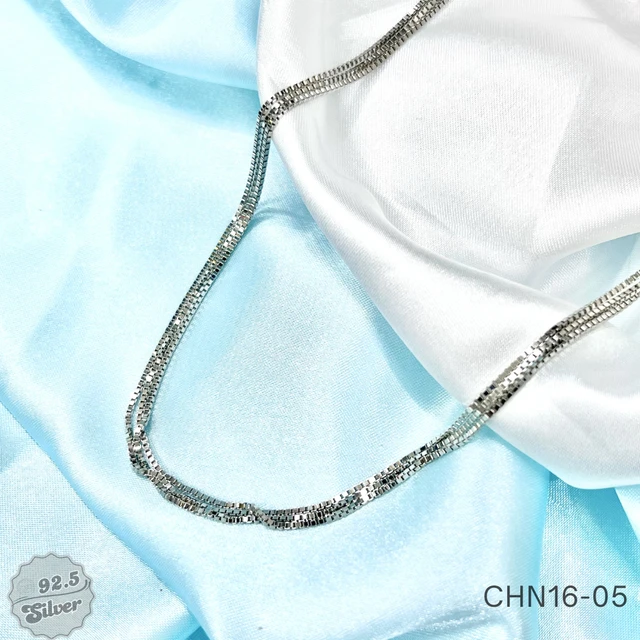 Rhodium Italia Bunch Chains - CHN16-05