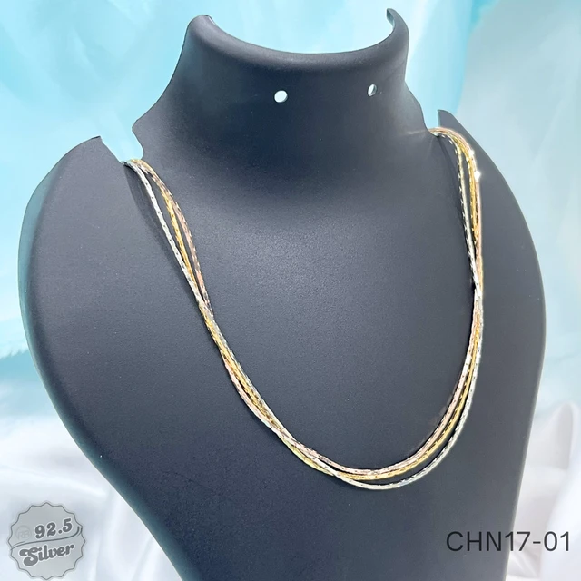 Italian 3-Tone Bunch Chains Premium - CHN17-01
